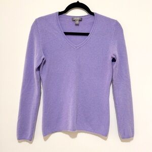 Cashmere V neck Sweater by Charter Club 100% Cashmere size S